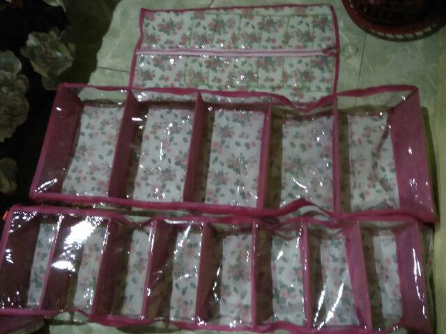 [freeongkir] 3in1 Rak Sepatu Gantung, Hanger Jilbab, Gantungan Tas