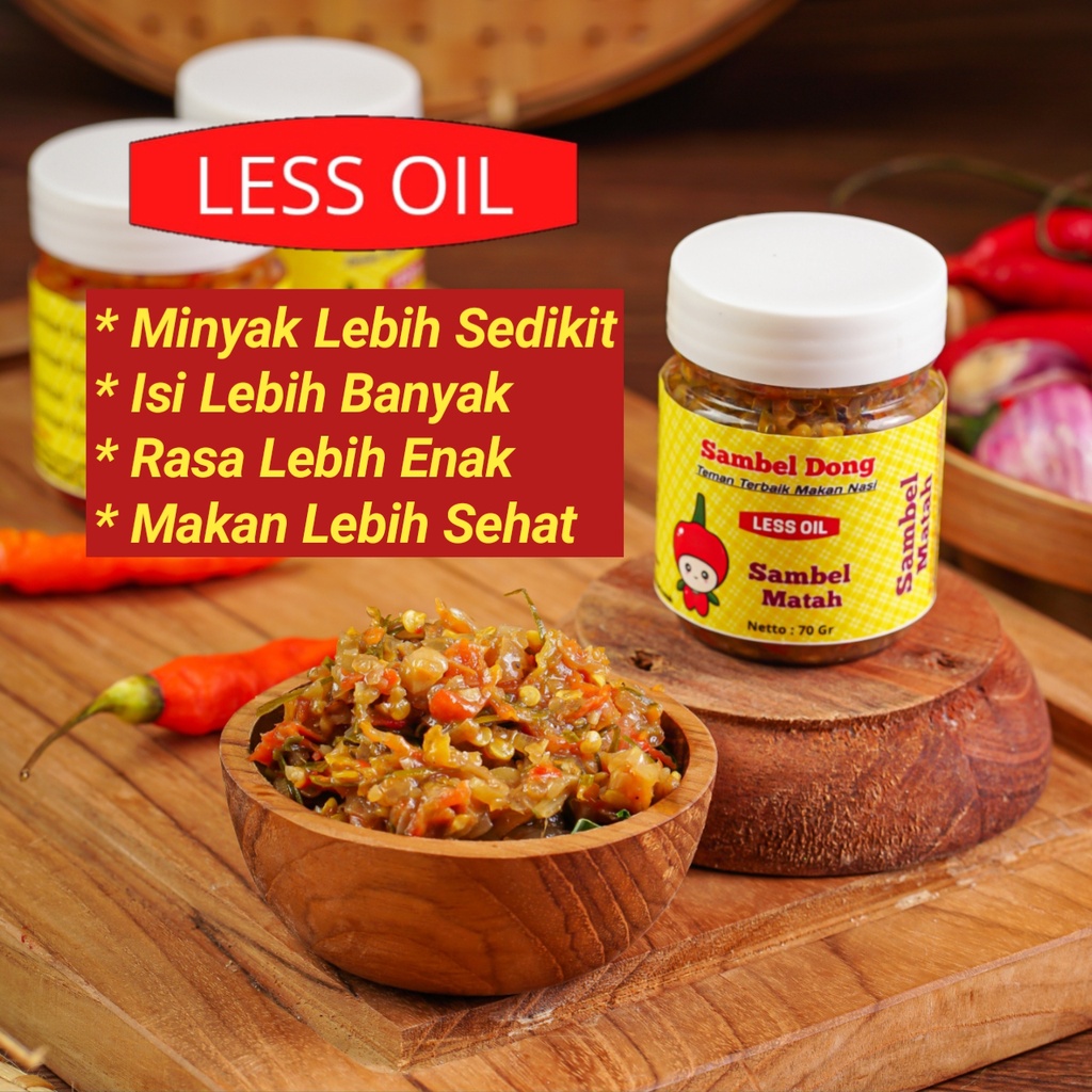 

Sambal Matah Botol Kecil Homemade, Less Oil, Enak Kualitas Premium, Isi Sebotol Penuh, Minyak Sedikit, Pedas Gurih Bikin Nagih, by SAMBEL DONG