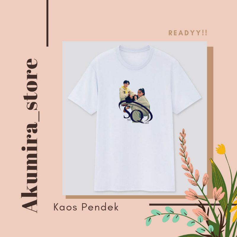 KAOS PENDEK SYAQEEL/RAYHOLIC/AQEEVERS BISA (REQUEST SENDIRI)