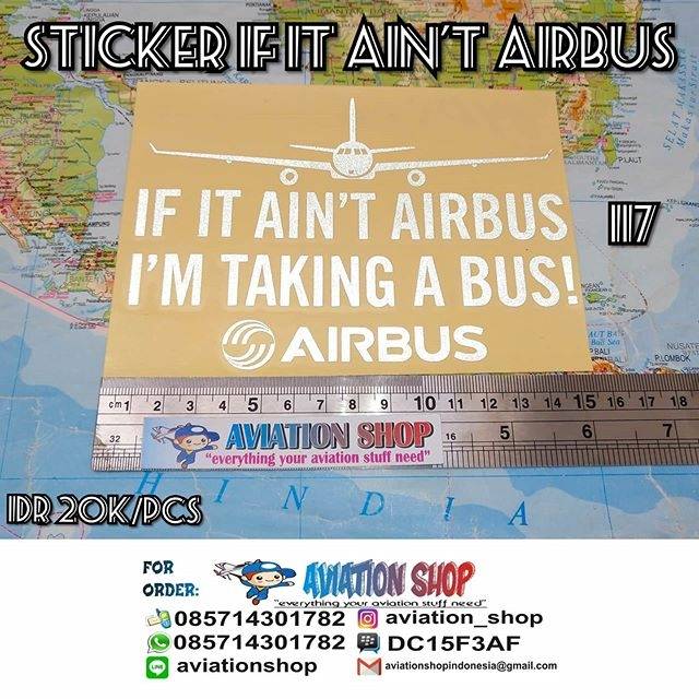 Sticker stiker If It Ain't Airbus