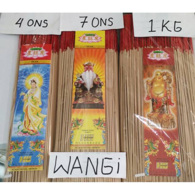 4 ons Dupa/hio wangi coklat/putih
