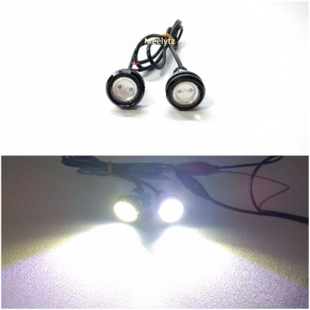 Lampu LED mata elang mode diam-Putih