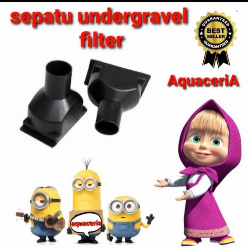 kaki flaminggo sepatu undergravel filter bawah aquarium