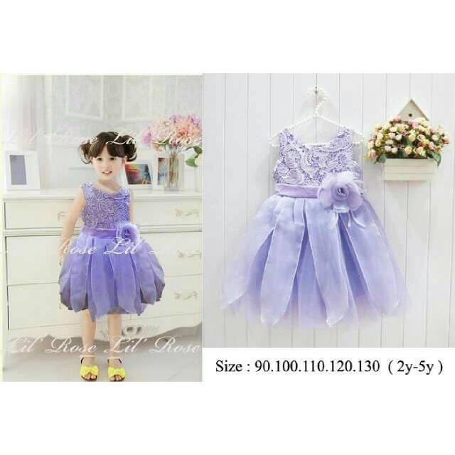Party Dress Lil Rose Purple LR