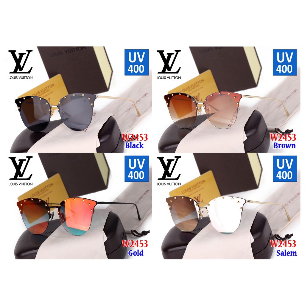 CK03 Glasses LV ( UV-400) W2453 KACAMATA IMPOR KACAMATA HITAM WANITA