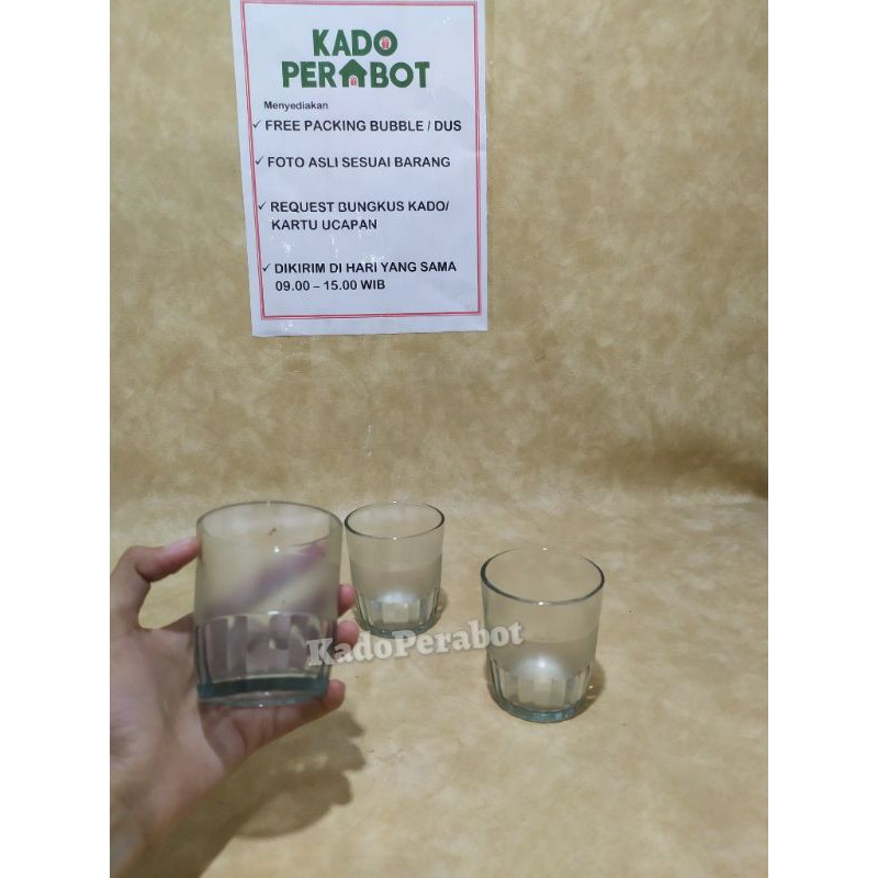 gelas jamu keronjo- gelas kopi jogja- gelas angkringan