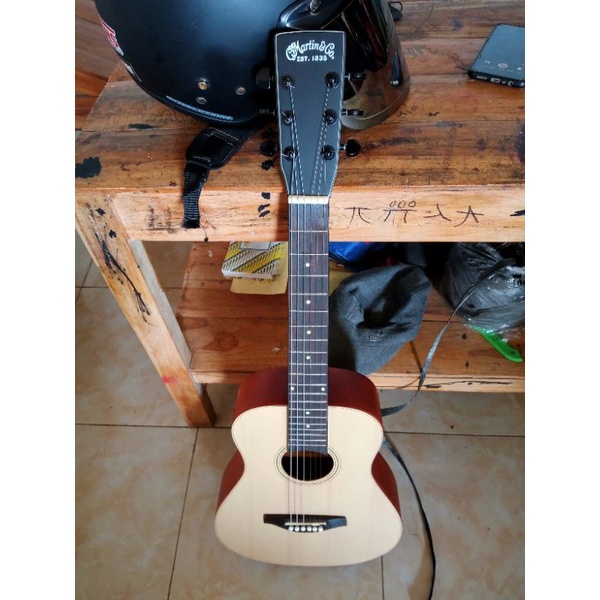 Gitar akustik 3/4 meranti /Gitar murah bonus pic