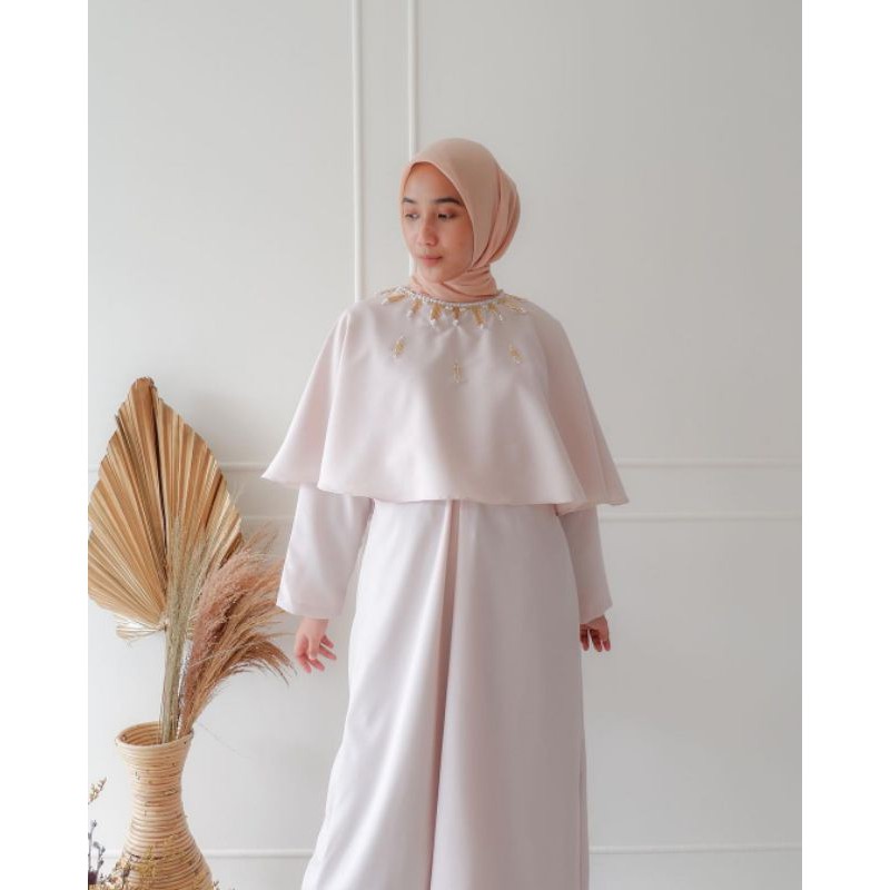 RUBY BEADS DRESS / DRESS LEBARAN