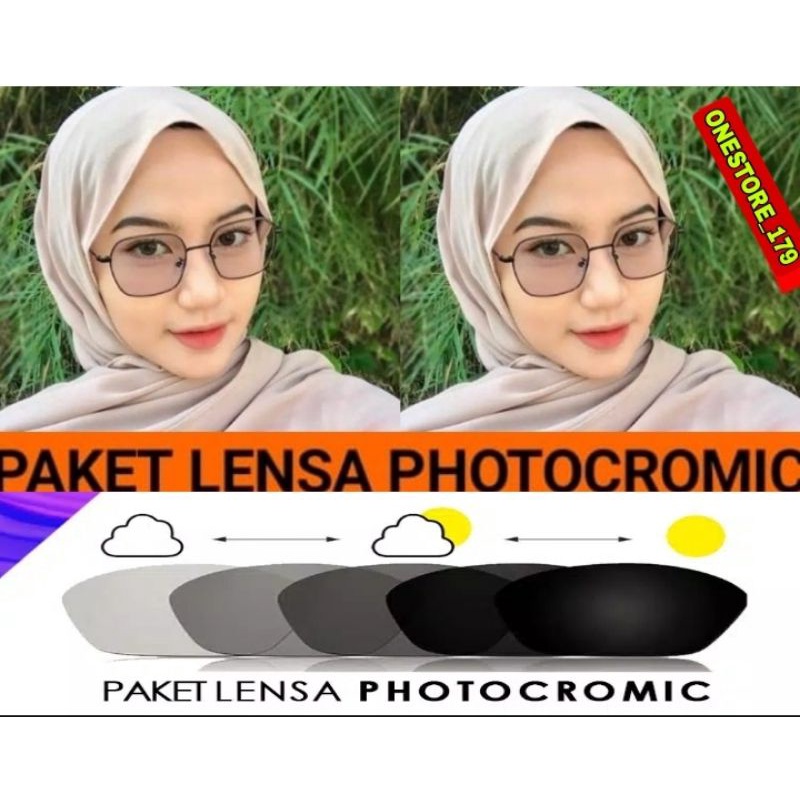 KACAMATA PHOTOCROMIC/FRAME KACAMATA WANITA/KACAMATA FRAME 1318