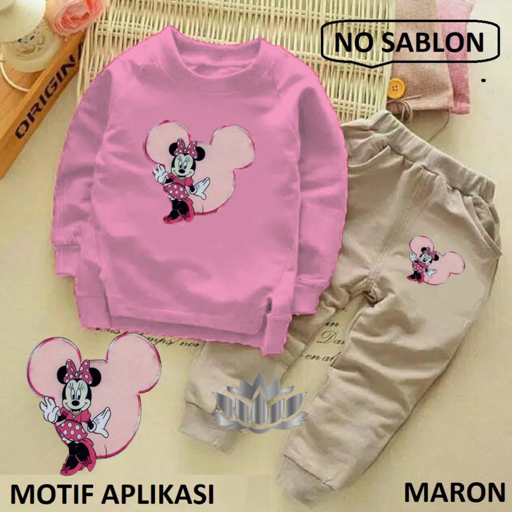 BO - SETELAN MICKEY REST / PAKAIAN ANAK-ANAK / FASHION ANAK-ANAK / SETELAN ANAK TERMURAH / SET ANAK