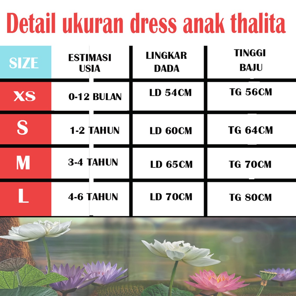 Thalita gamis anak sett jilbab /dress anak perempuan