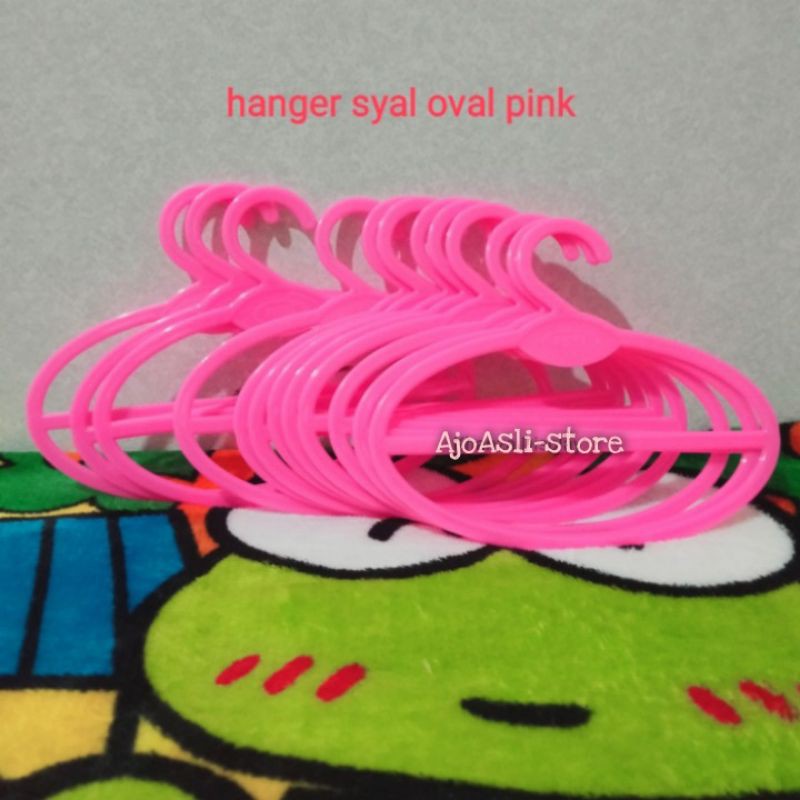 Hanger Jilbab Kerudung Syal Oval