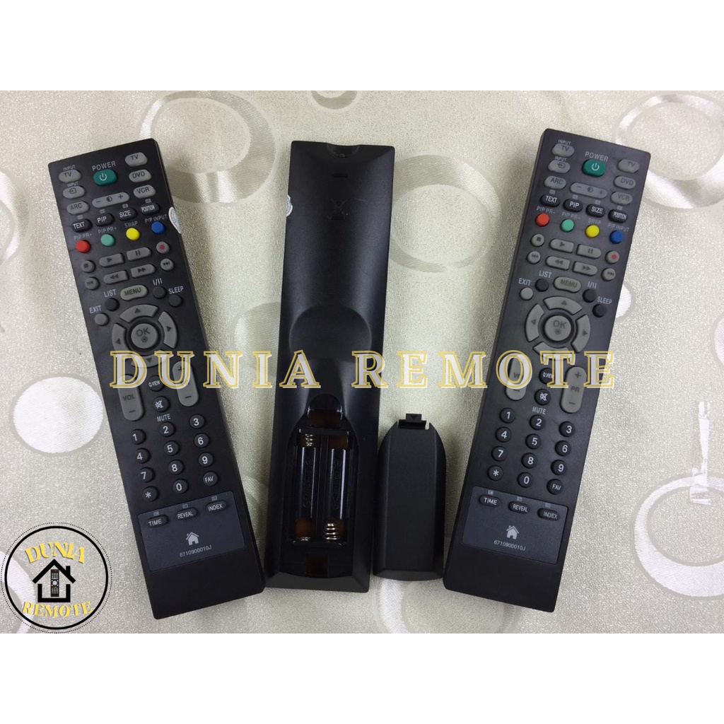 Remot Remote TV LG LCD LED Plasma SLIM FLAT Type 6710900010J tanpa setting