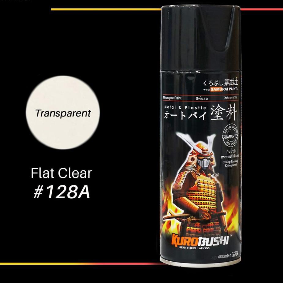 

Terbaru Samurai Paint Standard Flat Clear 128A Clear Doff Standar # 128a Cat Aerosol Kualitas Kompre