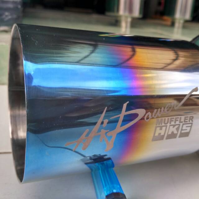 Knalpot HKS Hi Power Burntipe