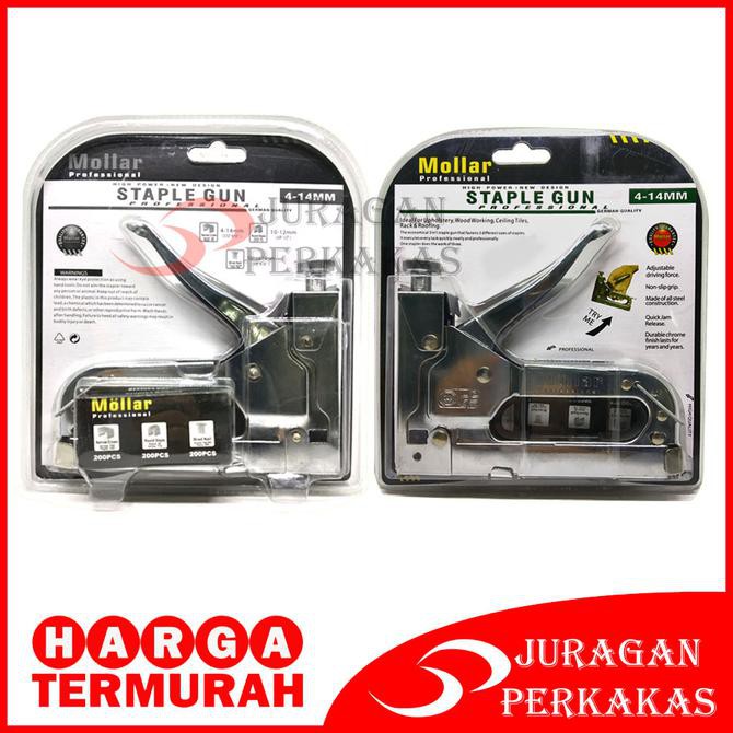 

STAPLE GUN MOLLAR 3 WAY TACKER - STAPLES JOK TEMBAK HEKTER OBRAL