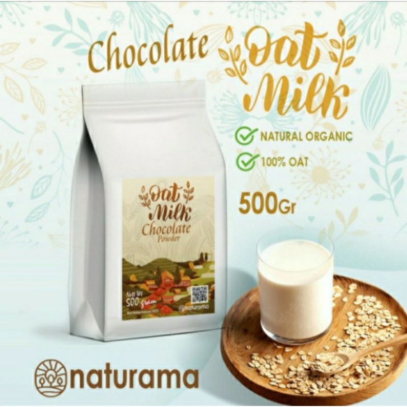 

CHOCOLATE OATS MILK POWDER 500 GRAM BUBUK OAT ORGANIK RASA COKLAT