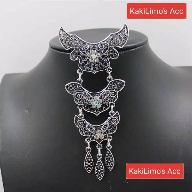 Bross kebaya hijab fashion Aksesoris wanita