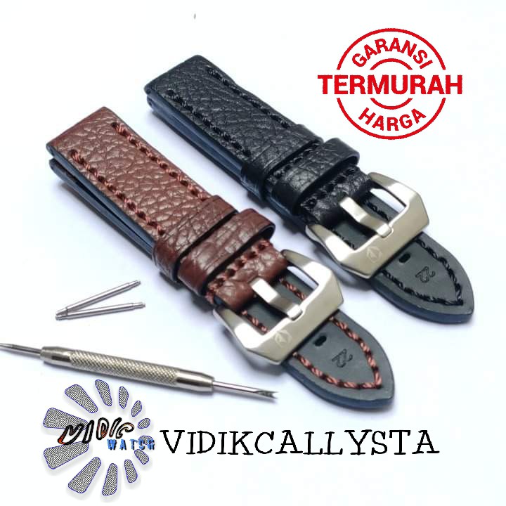 ORIGINAL OEM STRAP TALI KULIT TEBAL JAM TANGAN EXPEDITION 22MM 22 MM