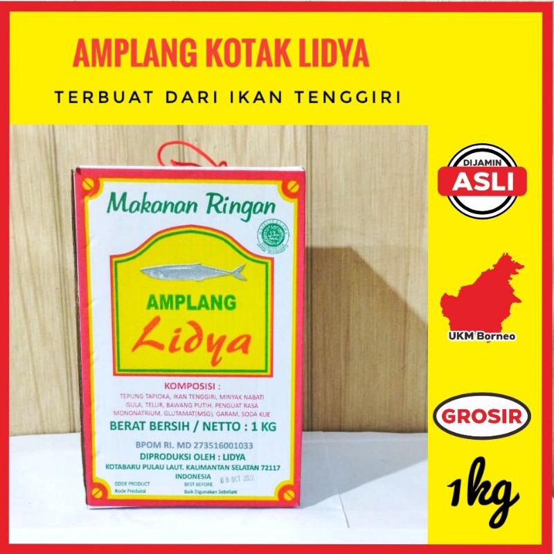 Amplang Lidya 1 kg Oleh Oleh Banjarmasin Kalimantan