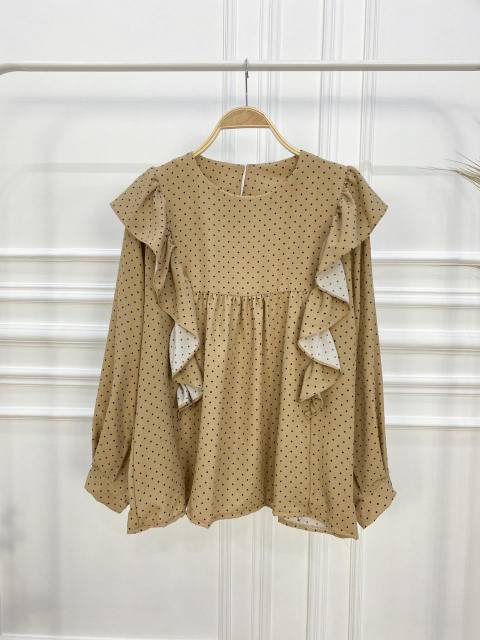 SANDRINA PLAIN &amp; DOTTY RUFFLES