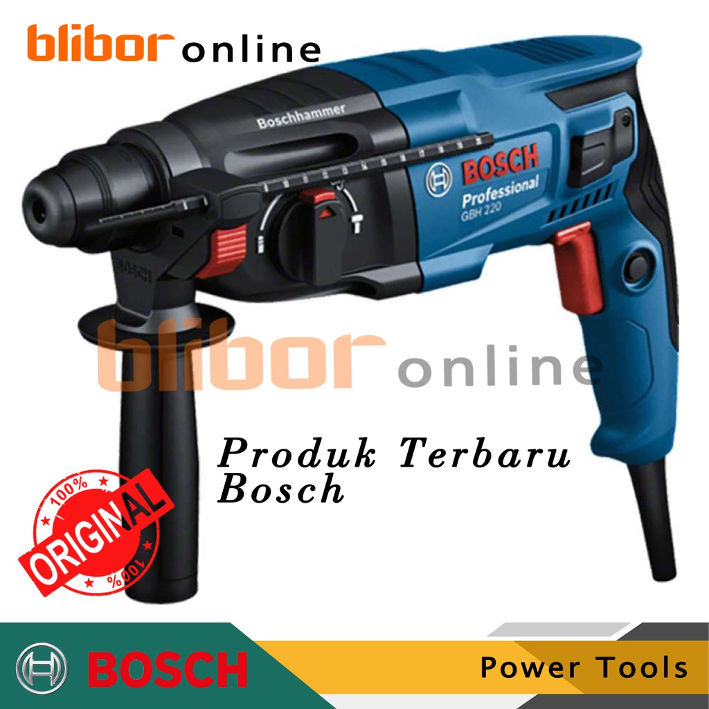 Bosch GBH 220 New , Bor Tembok Beton, Original 