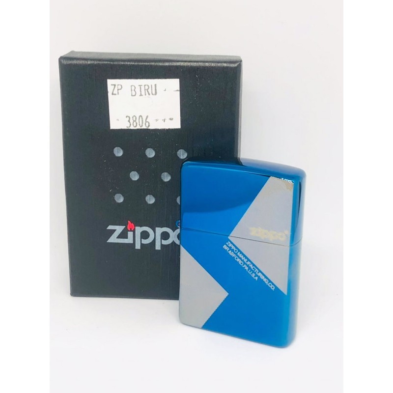 ZIPPO BLUE ICE MOTIF EXCLUSIVE ZIPPO UNIK ZIPPO PREMIUM