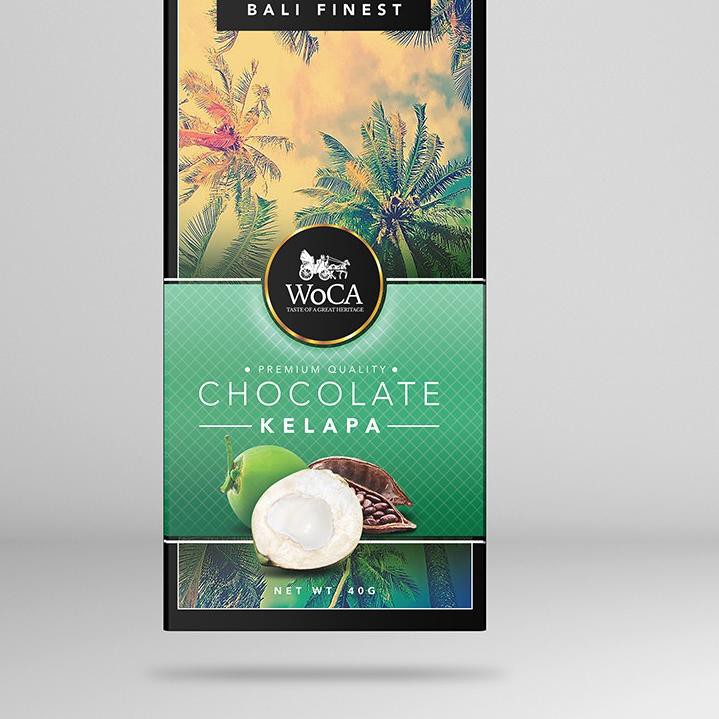 

Flash Sale!! KODE-713 WoCA Cokelat Kelapa Premium Chocolate Bar 40 gram