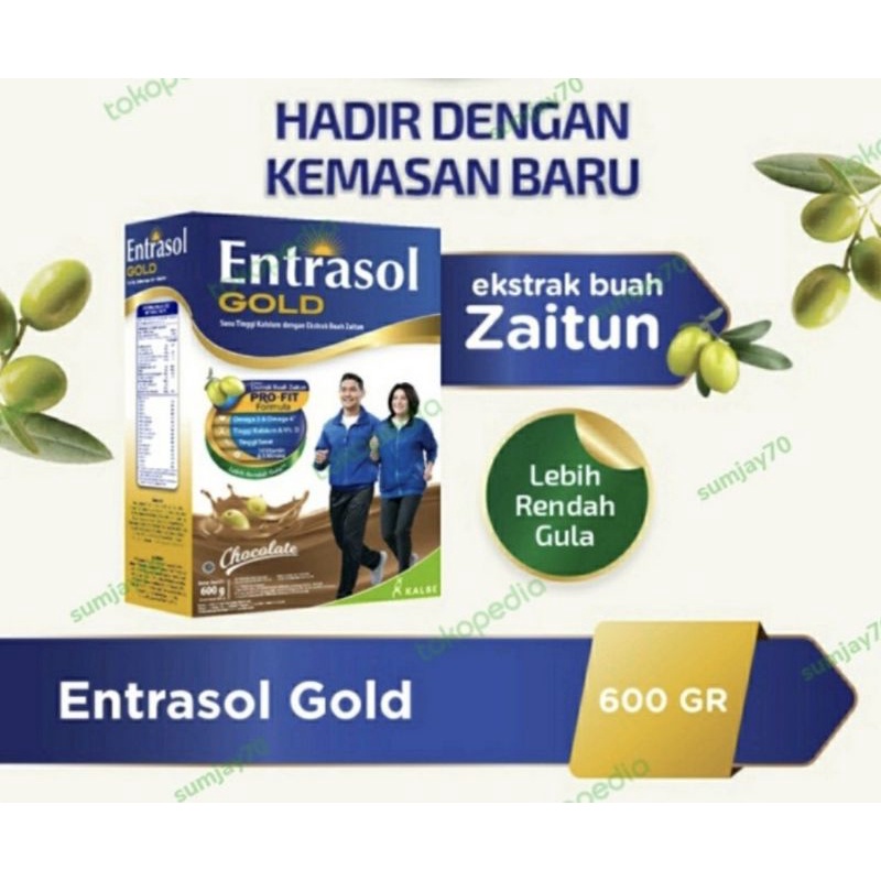 

ENTRASOL GOLD COKLAT/VANILA 600 GR