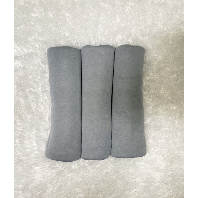 3 pcs Bedong bayi pernel bayi baru lahir grey seri