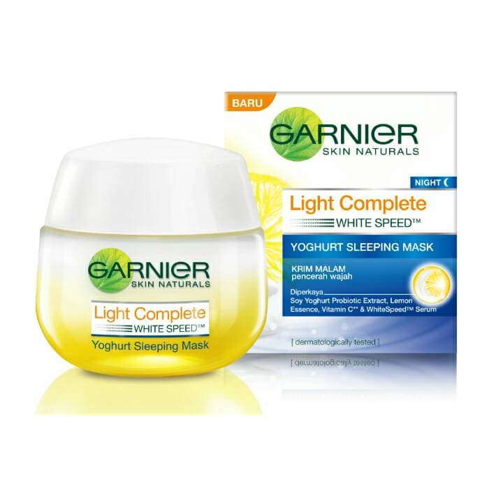 Garnier Light Complete Yogurt Sleeping Mask Night Cream 50G (NEW)