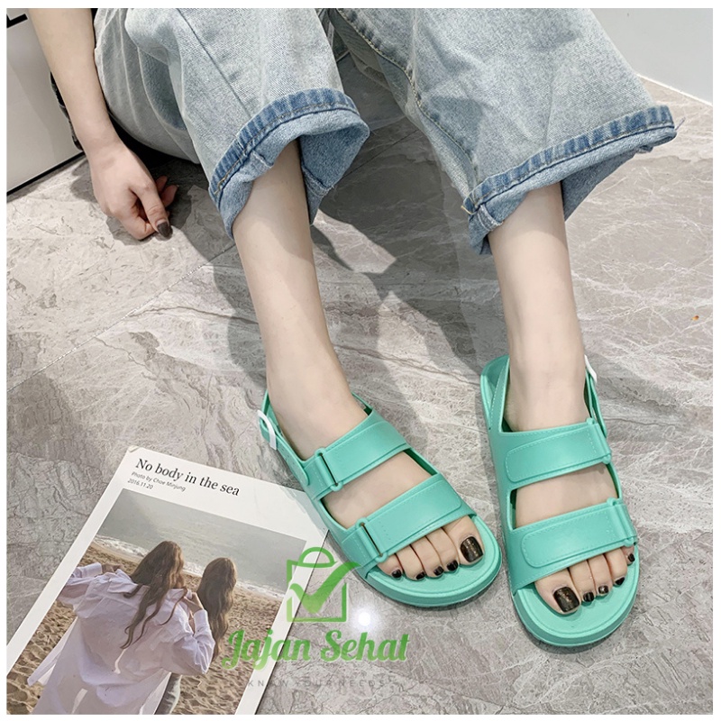 Sandal Wanita Tawana Tali Casual 2021 Sendal Double Strap