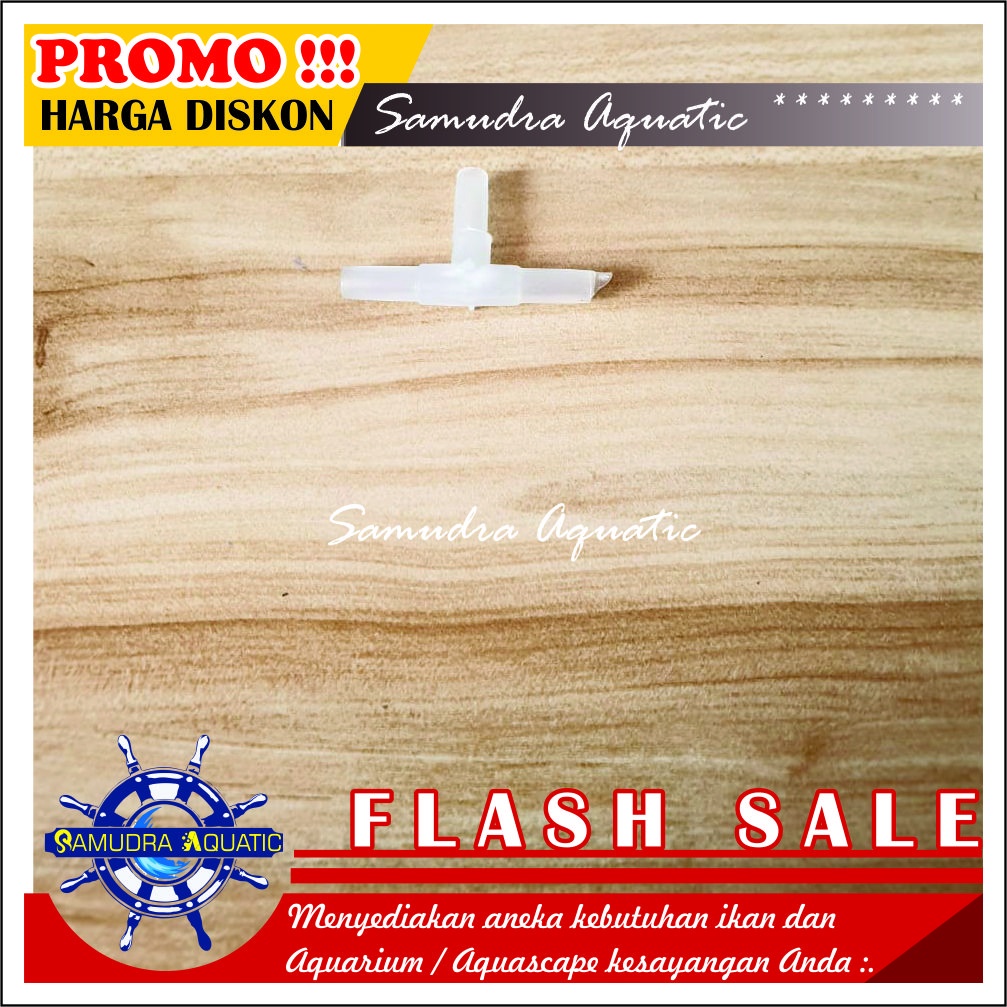 Sambungan Selang MODEL T/Te, Sambungan Selang Aerator Aquarium Aquascape