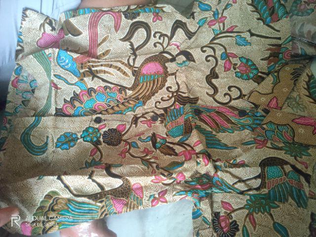 Batik Couple Keluarga Maura Ruffle Motif Merak Elegan Terbaru Bisa Pisah Batik Anak