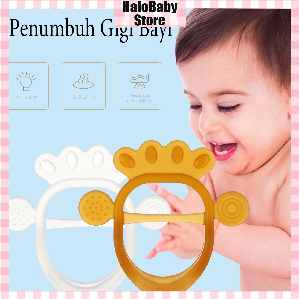 Halobaby Gigitan Bayi Bentuk Gelang Teether / Teether Gelang / Gigitan Bayi Bentuk Gelang
