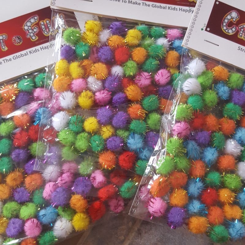 Craft & fun pom-pom mini / mini pom-pom DIY