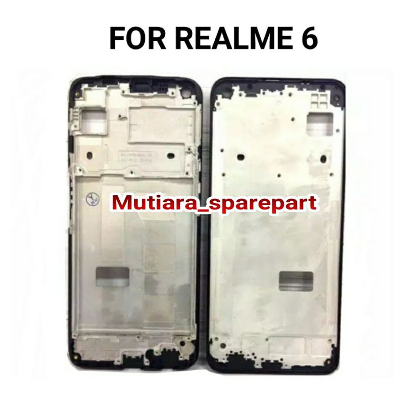 FRAME LCD TULANG TENGAH TATAKAN LCD  REALME 6