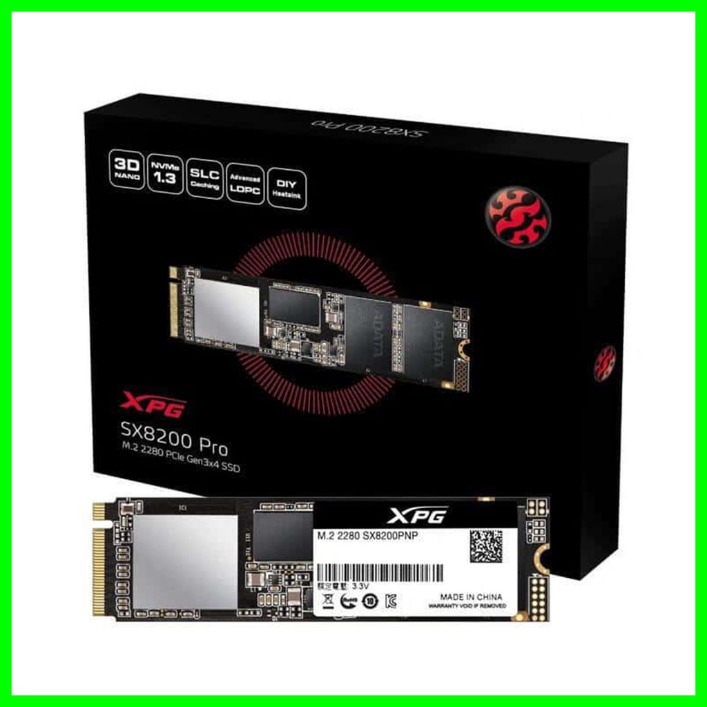 SSD ADATA XPG SX8200 PRO 256GB M.2 Nvme 2280 PCIe Gen3x4