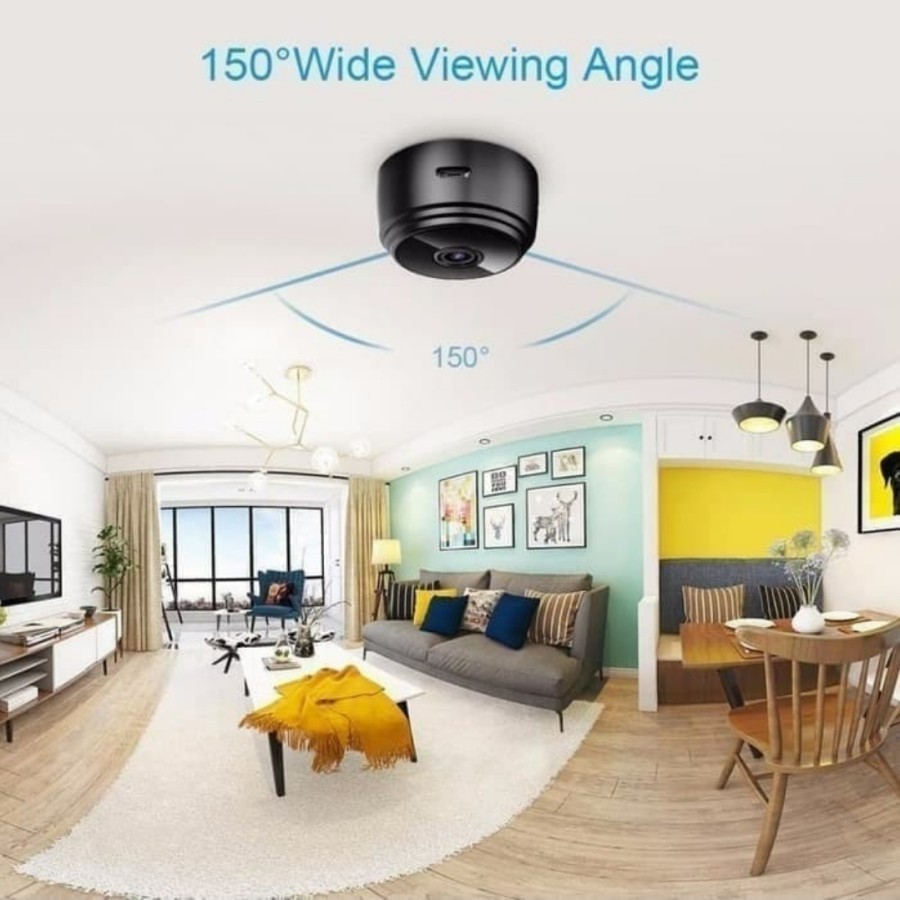 IP CAM MINI A9 CAMERA MINI WIFII SPY CAMERA WIRELESS MAGNET CAMERA KECIL