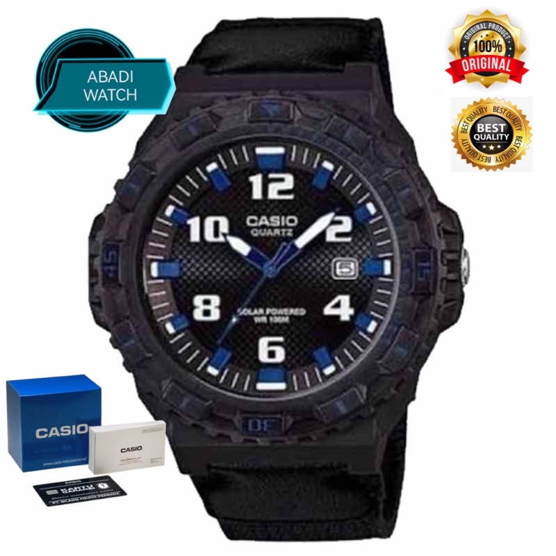 Jam Tangan Pria Casio Original Standard Type MRW-S300H-8BVDF Fitur Solar Powered ORIGINAL BUKAN BM