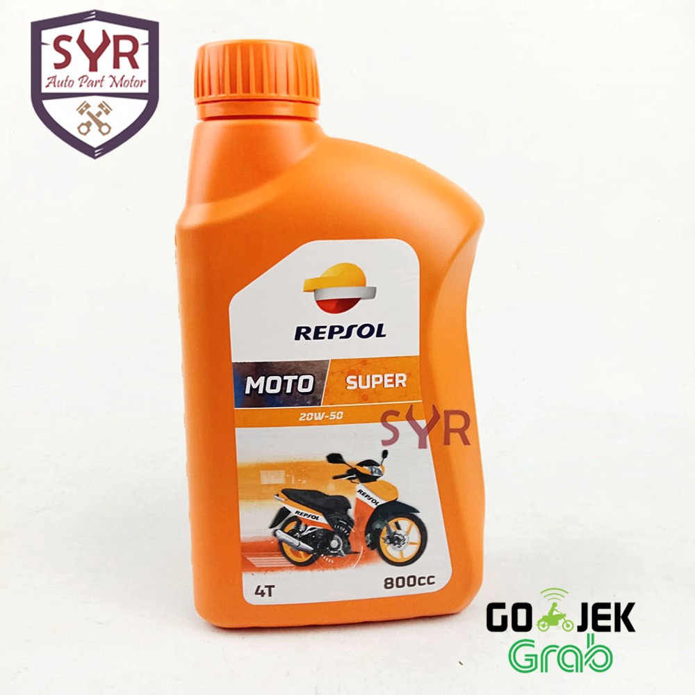 Oli Motor Repsol Moto Super Sae 20W 50 4T 800ML 0,8 Bebek Supra Jupiter 100% ORIGINAL