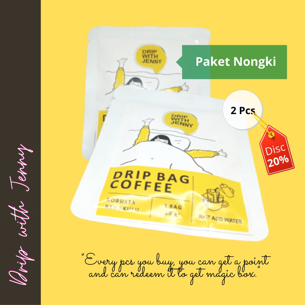 

[PROMO] Paket Nongki Drip with Jenny [2pcs]