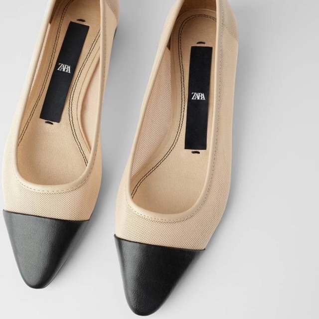 zara flat shoes original reject free box
