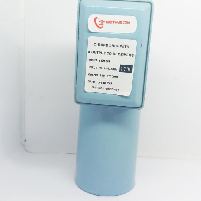 lnb c band 4 output getmecom 1 buah