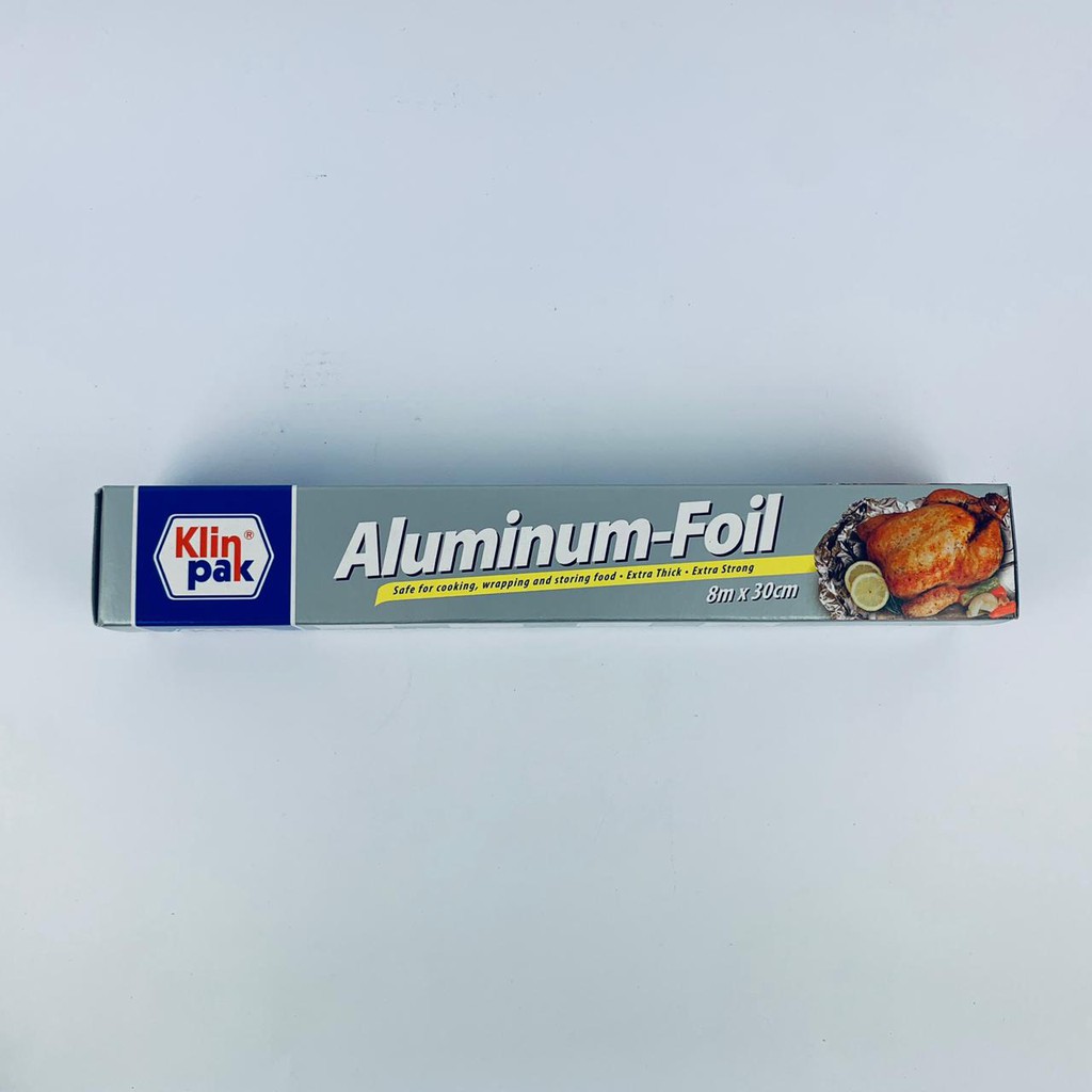 KLIN PAK ALUMUNIUM-FOIL / 8m x 30cm / 8m x 45cm