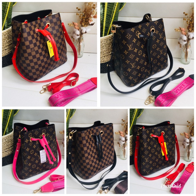 TAS SERUT LV sandra dewi free pouch dan tali strap