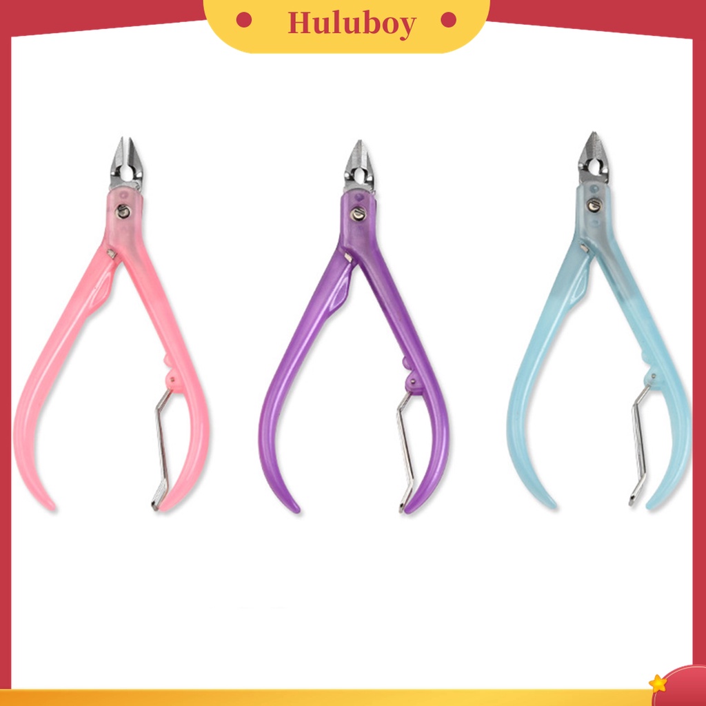 Huluboy Huluboy♡ Gunting Kuku Mini Portable Bahan Stainless Steel Untuk Rumah