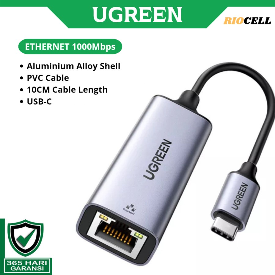 UGREEN ETHERNET ADAPTER Type C Lan For Macbook Laptop PS