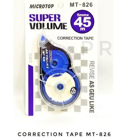 idD8p3O--TIP EX KERTAS TIP EX ROLL BESAR JUMBO 45 M CORRECTION TAPE MT-826