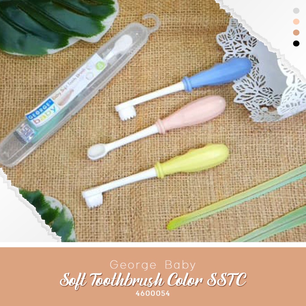 George Baby Toothbrush Set / Sikat Gigi anak / Finger Toothbrush / Sikat Lidah